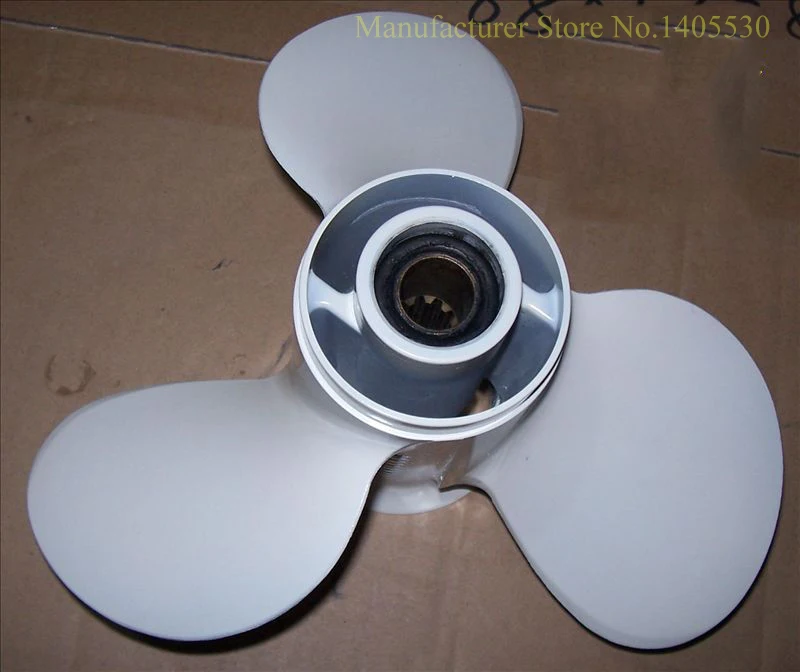 

Free shipping outboard motor propeller 25HP 30 HP 9 7/8 * 11-1/4 parts for Yamaha Hidea parsun