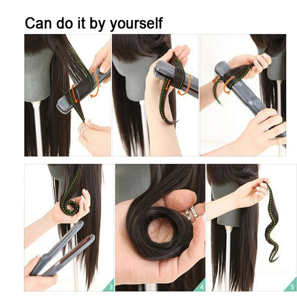Wjz12070/27 5 шт Xi. rocks парик Синтетический зажим для наращивания волос длина Прямые зажимы шиньон матовое волокно шоколадный цвет парик
