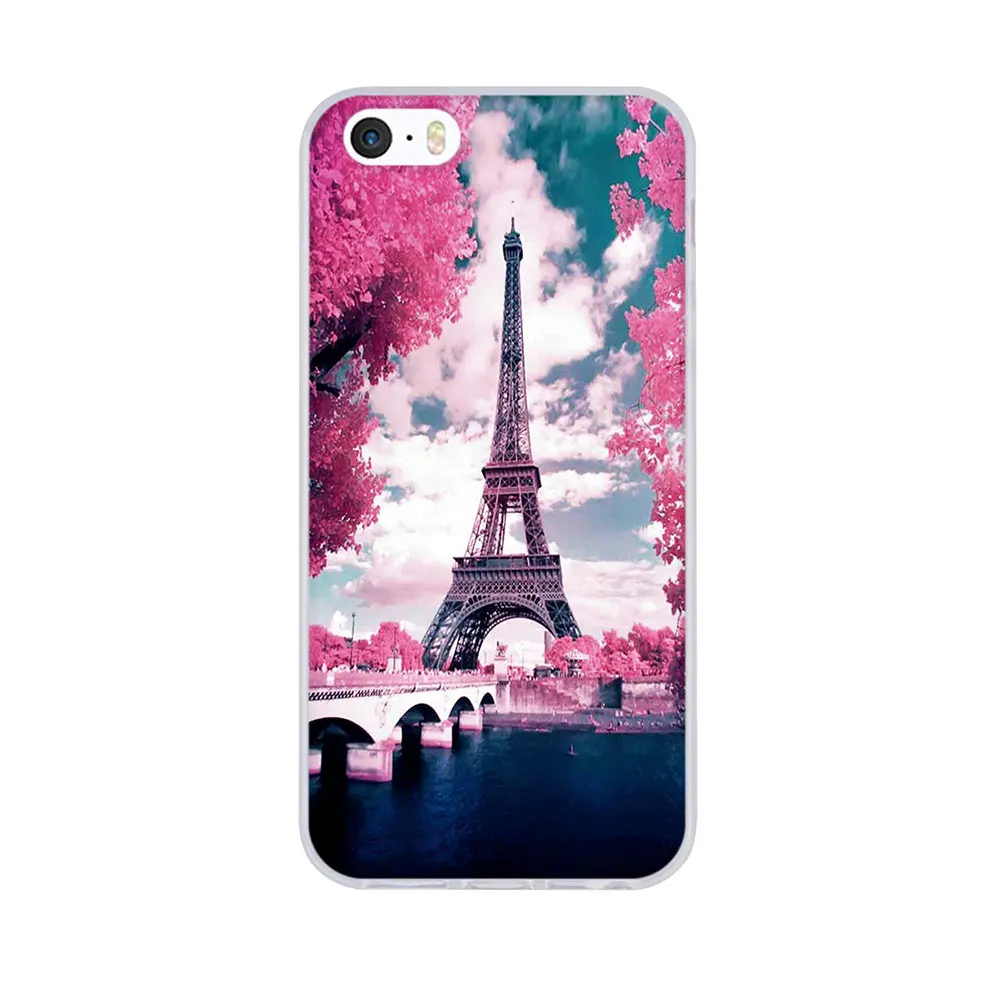Для iPhone 5 6 7 8 чехол 3D Capa для 5S 6s силиконовый SE чехлы телефонов|Бамперы| |