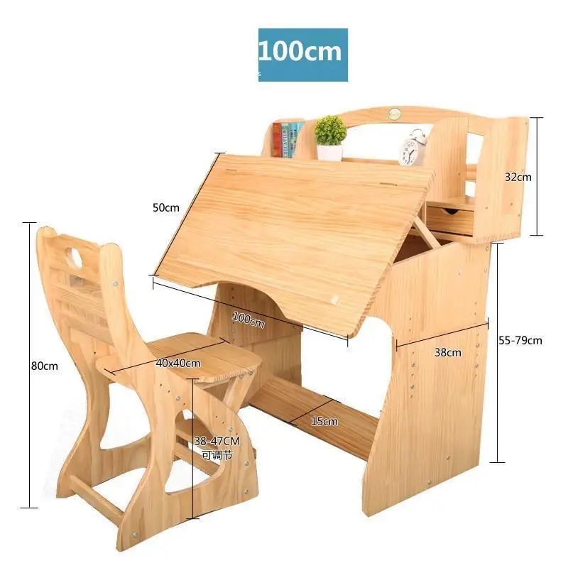 Pupitre Estudiar Tafel Estudar Tableau Tisch Cocuk Masasi Estudo Infantil деревянный стол Enfant детский стол для занятий