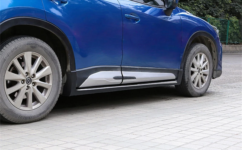 

For Mazda CX-5 CX5 2013 2014 2015 2016 accessories 4pcs/set ABS Chrome Plastic Side Molding Cover Trim Door Body Kits