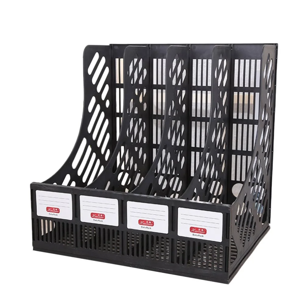 

Magazine Publication Filing File Drawer Box Holder Desk Organizer 4 Shelf Stack Desktop File Storage Box Storage Shelves