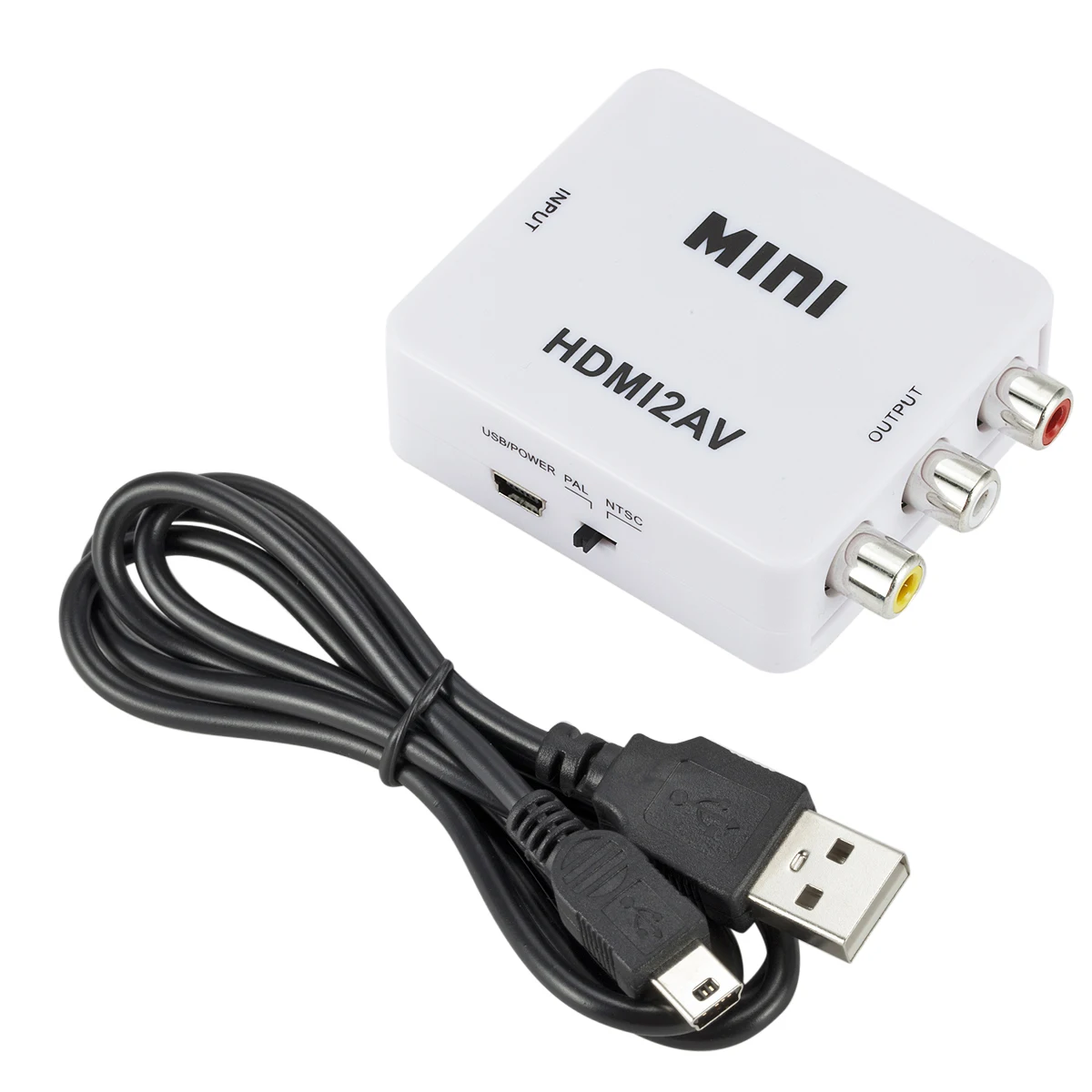 HDMI К AV конвертер видео адаптер HDMI к 3 RCA конвертер CVBS 1080 P композитный видео аудио конвертеры Поддержка NTSC PAL