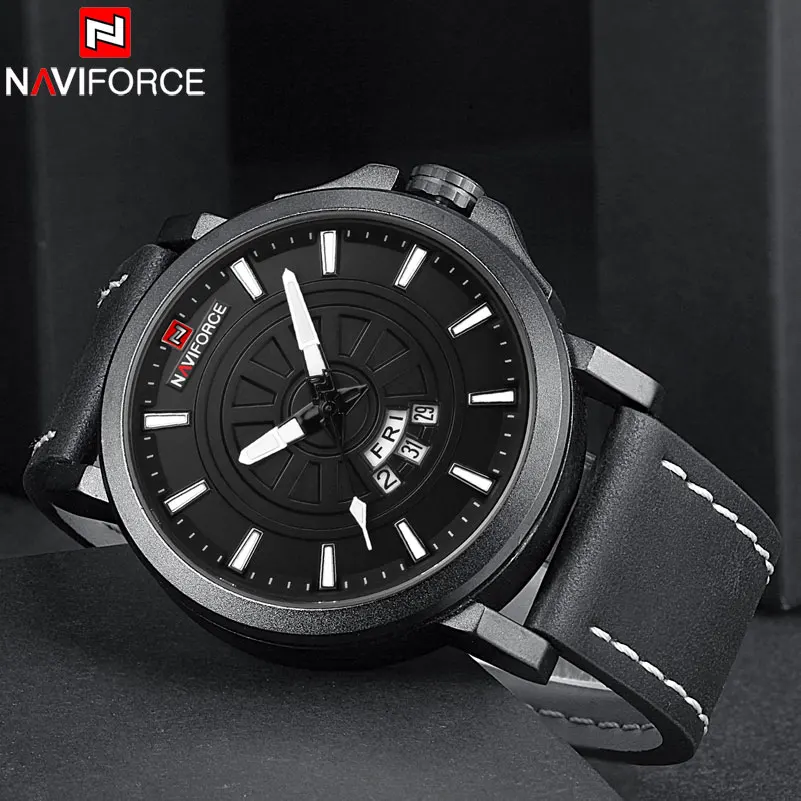 Часы наручные NAVIFORCE мужские спортивные брендовые водонепроницаемые в стиле