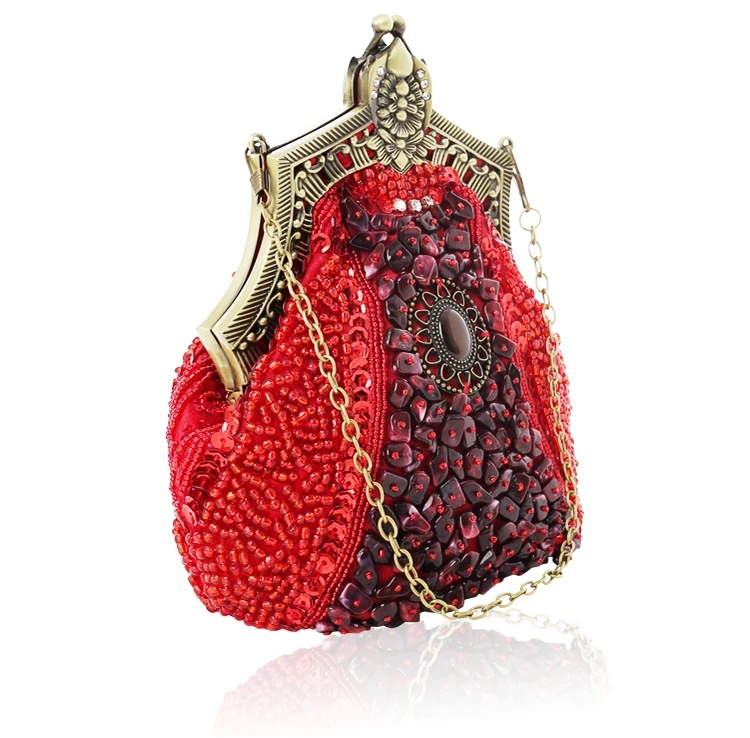 Women's_Antique_Beaded_Party_Clutch_Vintage_Purse_Evening_Handbag _red (2)