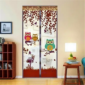 

1Pcs Cute Cartoon Soft Yarn Summer Anti-mosquito Curtain Magnets Door Mesh Insect Fly Bug Mosquito Curtain Netting Mesh Screen