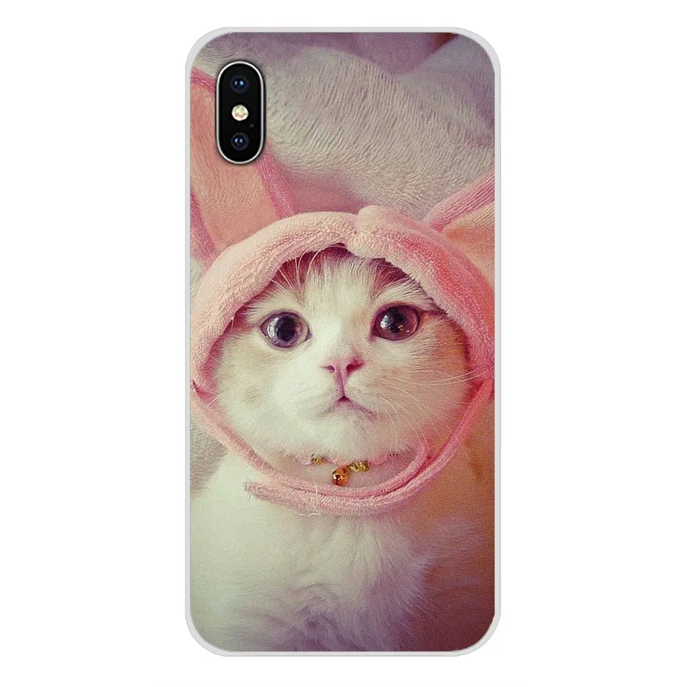 Аксессуары чехлы для телефонов милое платье с кошкой Huawei G7 G8 P7 P8 P9 P10 P20 P30 Lite Mini Pro P