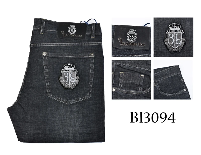 BILLIONAIRE Jeans men 2019 summer Thin new Authentic Cowhide fashion England embroidery cotton high quality 31-40 free shippng