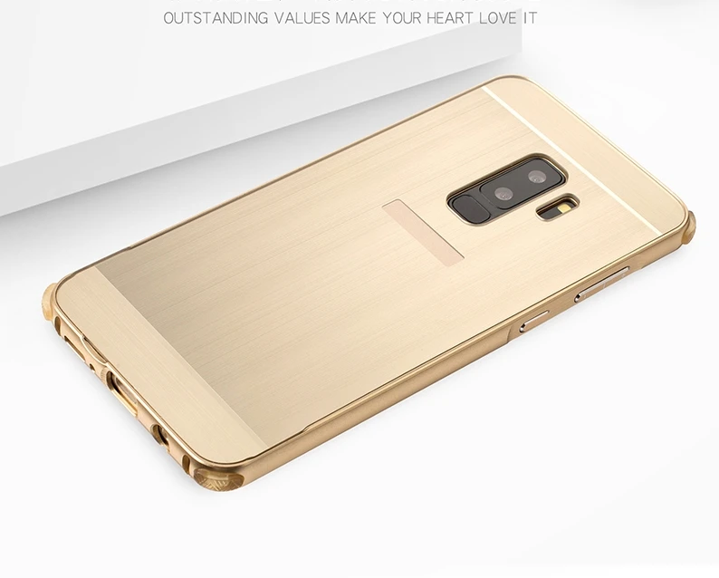 Чехол для samsung Galaxy S9 Plus, металлический алюминиевый корпус, пластиковый противоударный чехол для samsung Galaxy S9 plus, чехол