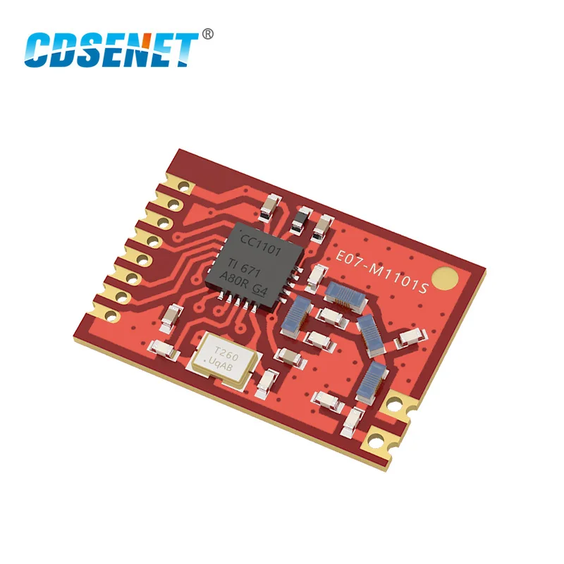 Приемопередатчик CC1101 433 мгц радиочастотный модуль CDSENET E07-M1101S 10 мВт SPI радиочастотный передатчик и приемник 433 МГц отверстие для печати CC1101 Приемопередатчик CC1101 433 мгц радиочастотный модуль CDSENET E07-M1101S 10 мВт SPI радиочастотный передатчик и приемник 433 МГц отверстие для печати CC1101