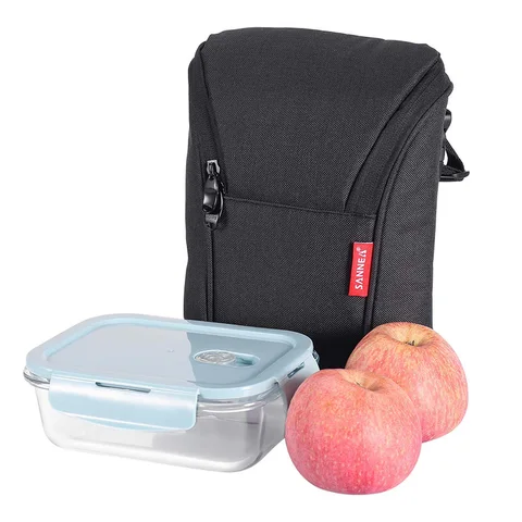 Homens e Crianças Bolsa de Piquenique Térmico com Zíper Bolsa Isolado Leve Mini Almoço Lancheira Mais Fria Mulher Duplo Bolsas