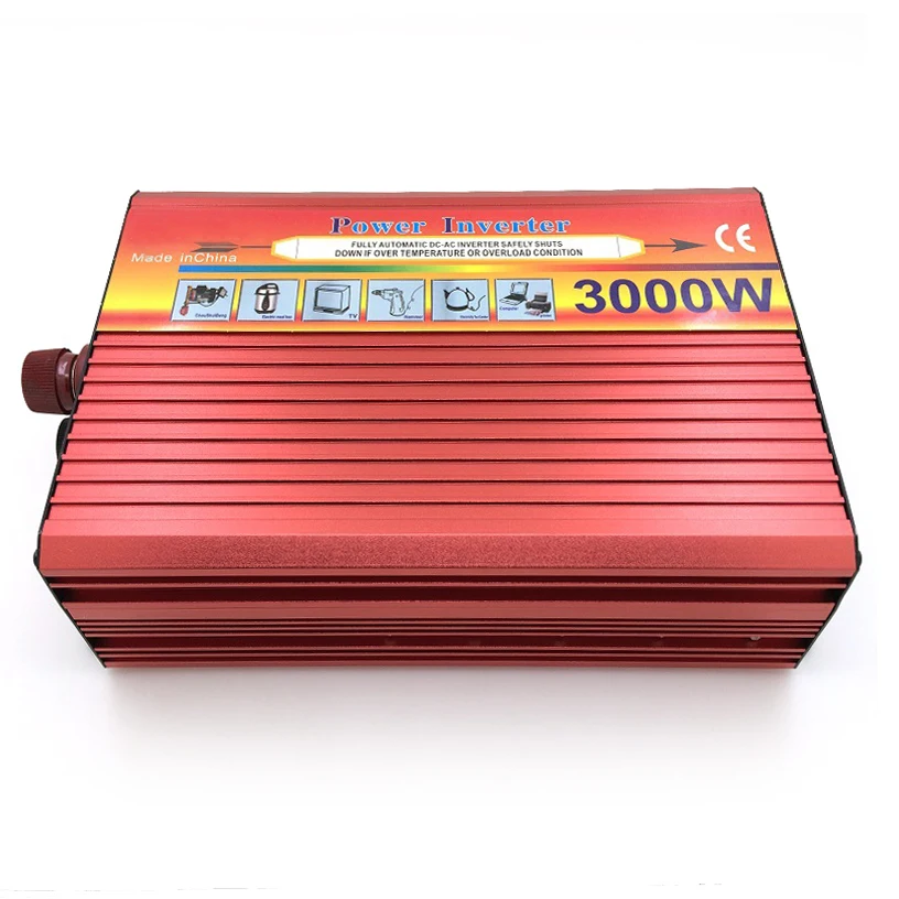 3000W Solar Car Power Inverter DC 24V to AC 220V Modified Sine Wave
