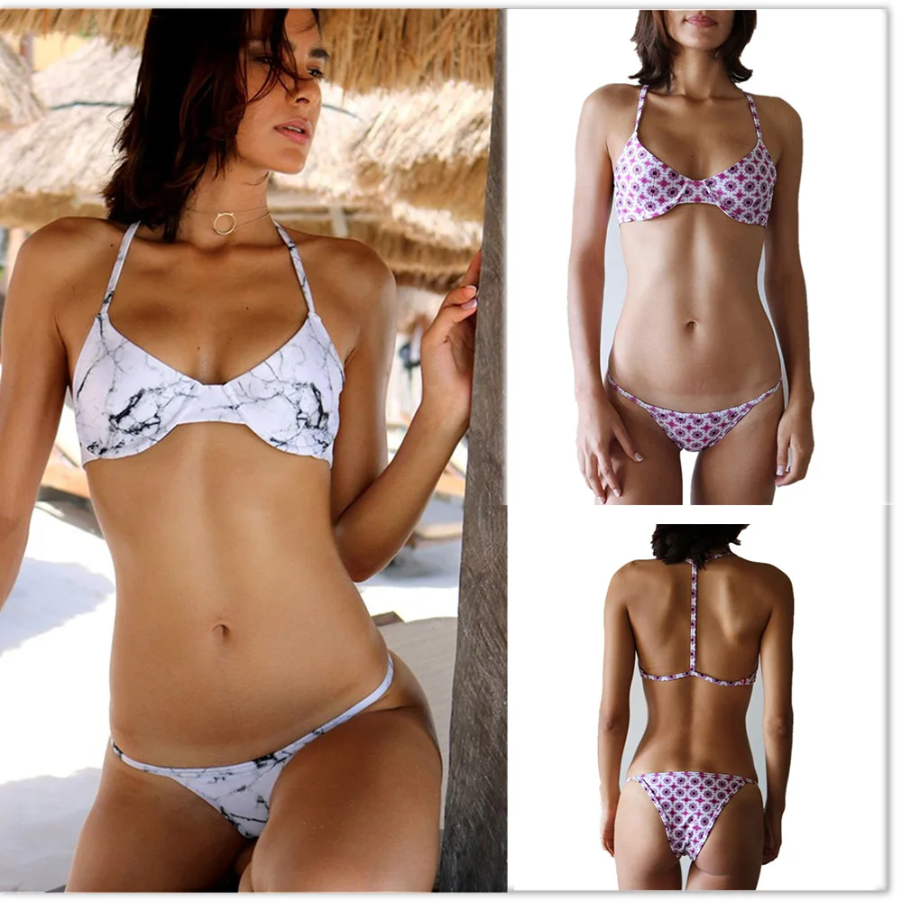 

Brazilian Bikini Set Swimwear Women Printed Swimsuit Bikini Women's Swimming Suits Biquini Bathing Suit Maillot De Bain Femme