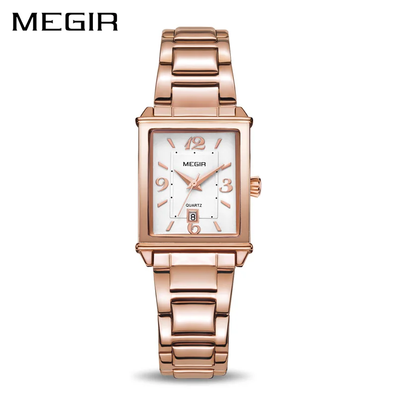 

MEGIR Ladies Watches Rose Gold Luxury Women Bracelet Watch for Lovers Fashion Girl Quartz Wristwatch Clock Relogio Feminino