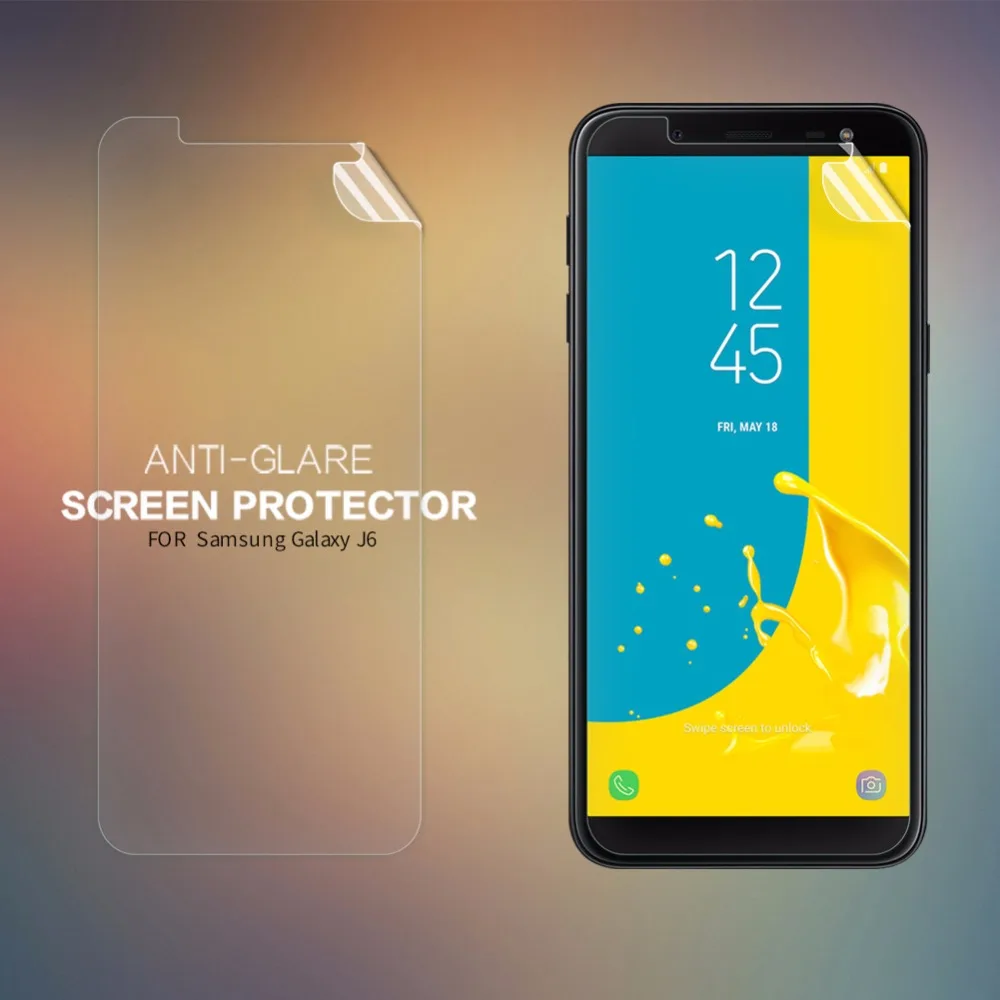 

2 pcs/lot NILLKIN screen protector for Samsung Galaxy J6 Anti-Glare Matte protective film for Samsung Galaxy J6
