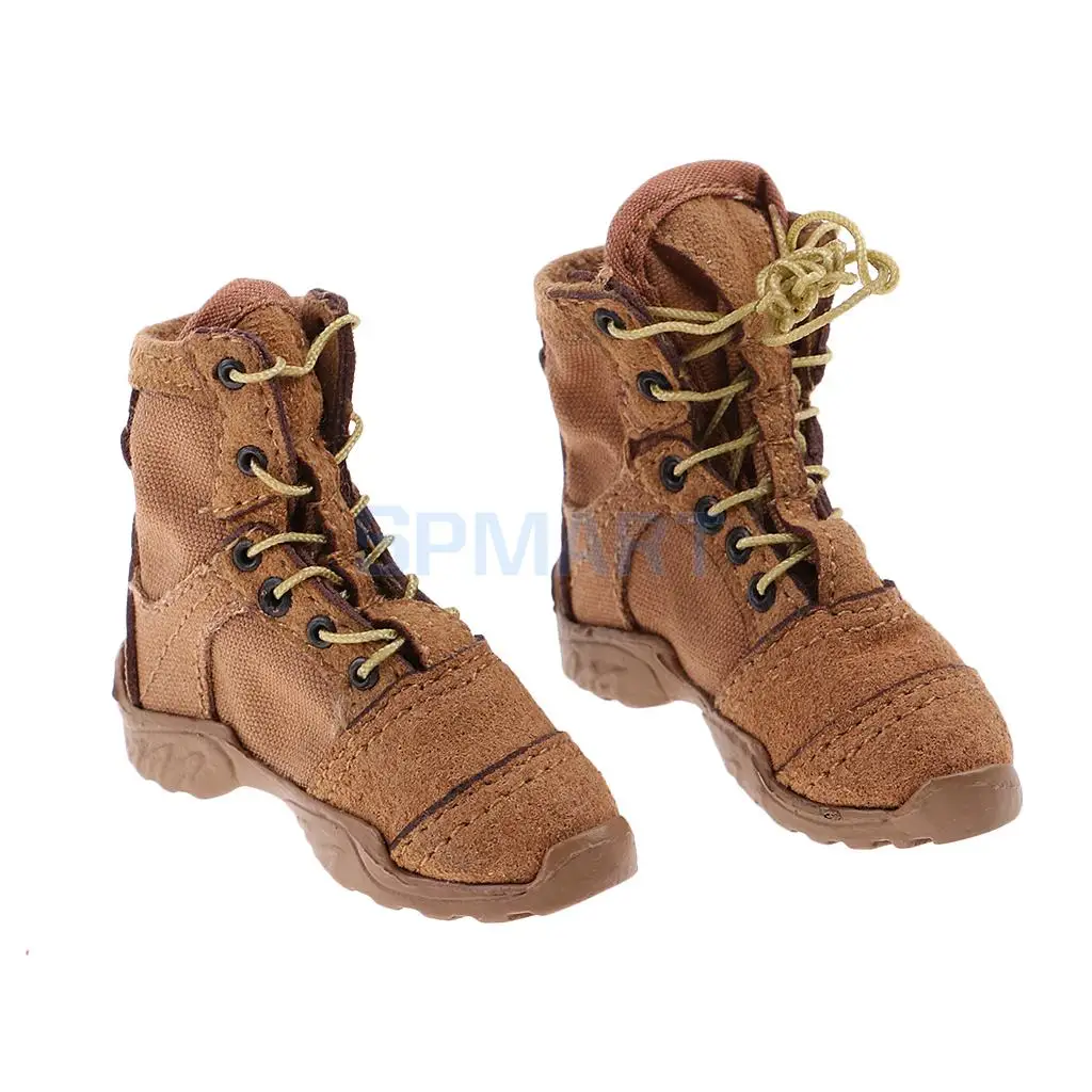 MagiDeal 1/6 Scale Men's PVC Boots Shoes for 12 Inch Male Action Figure Soldier Body Clothing Accessories Toys 4Kinds