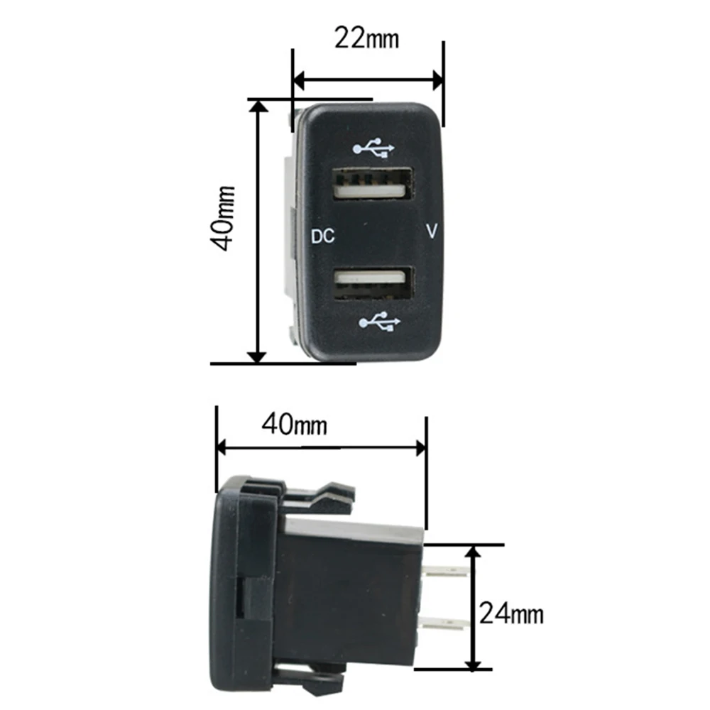 12V 24V автомобиль Зарядное устройство для сигарет розетка машинный 4.2A двойной