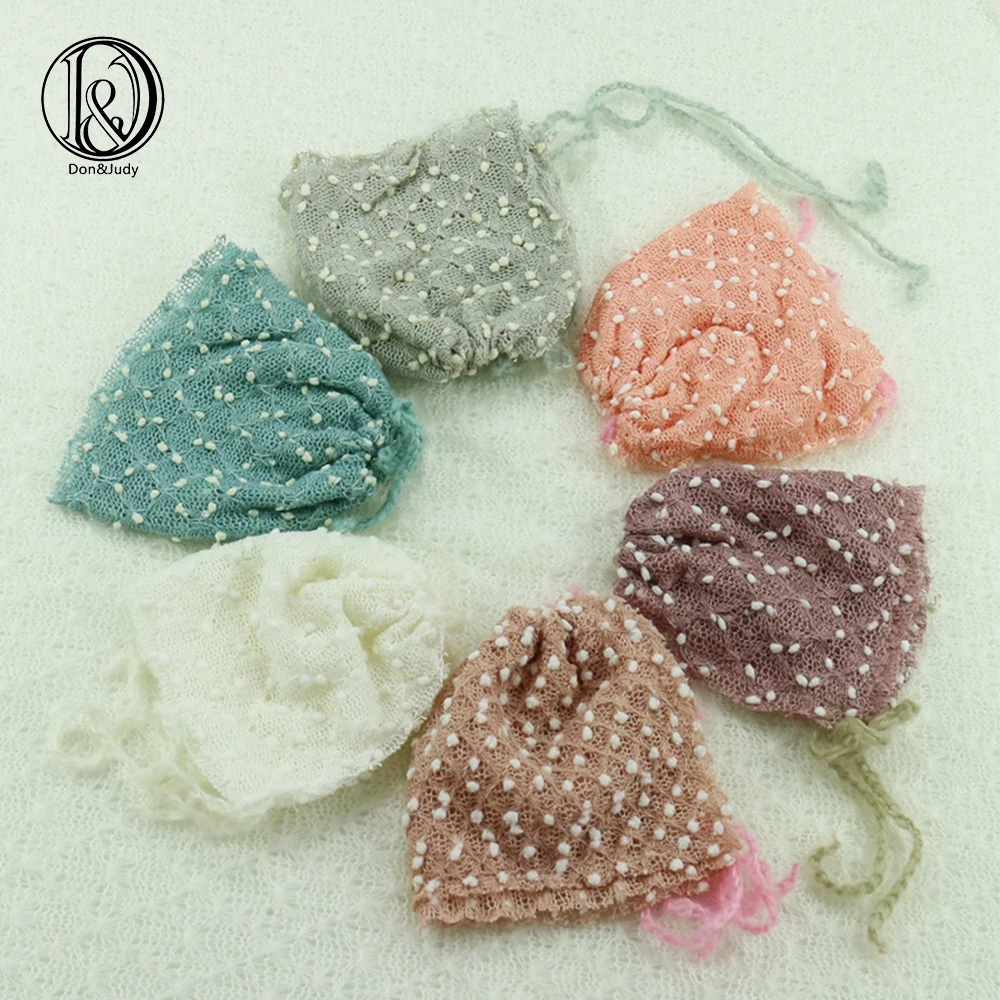 

D&J Handcraft Newborn Strap Beanie Boys Girls Props Cap Costume Kids Bonnet Newborn Photography Props Baby Caps Baby Accessories