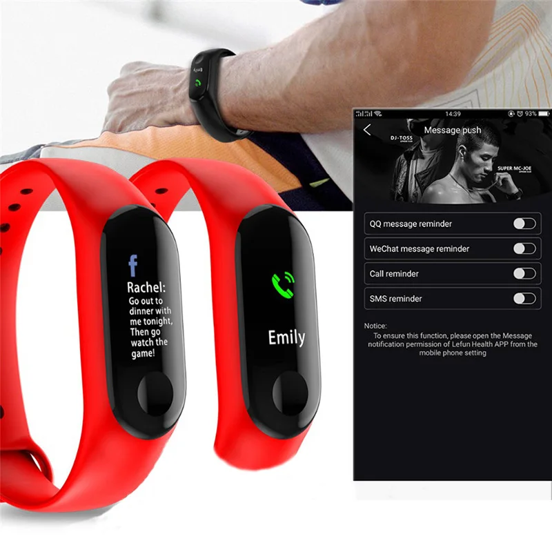 

Smart Watch Bracelet Heart Rate Monitor Fitness Tacker Smartwatch Reloj for APPLE/Xiaomi/Huawei Men/Women Montre Connect L3