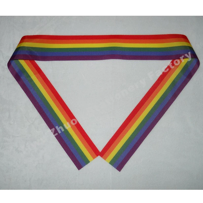 

Gay Pride LGBT Flag Propoganda Stripes Rainbow Headband Hair Band Accessories 90X5CM Polyester Clip Hairpins Free Shipping 10PCS