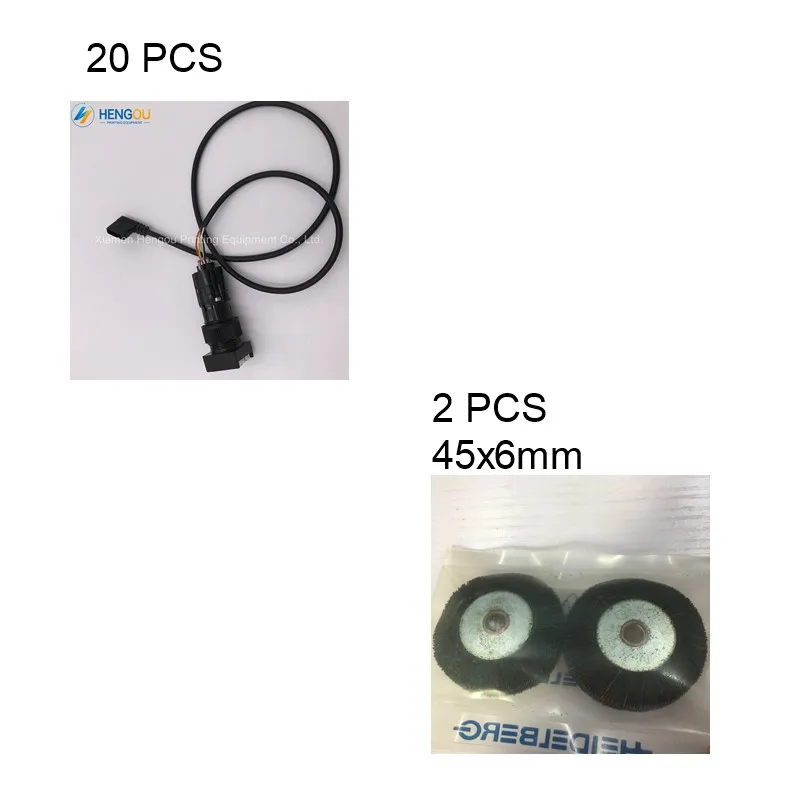 

20 Pieces 71.186.4421 2 Pieces Brush Wheel 45x6mm