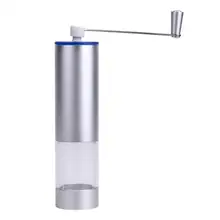 Кофемолка Регулируемая ручная мини-дрель из нержавеющей стали емкость шлифовальная кофеварка для 2 человек кофемолка