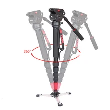 DHL PROGO Aleación De Aluminio JY0506 Monopod Profesional de Vídeo y cámara/Trípode De Video/Cabeza Del Trípode y la Bolsa de Transporte venta al por mayor