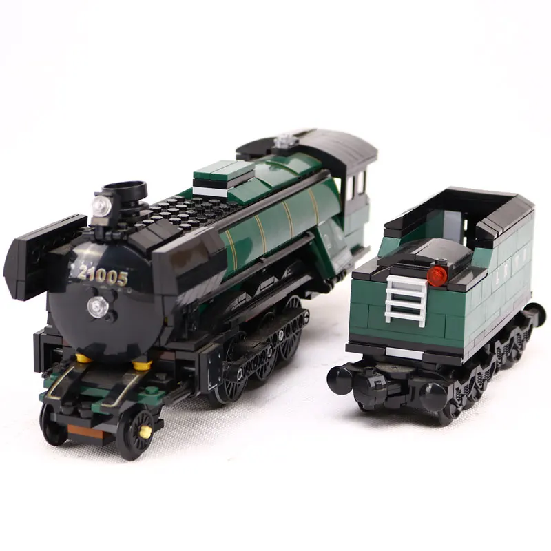 

LEPIN 21005 Creator Emerald Night Train Model Building Kit Blocks Bricks Educational Toy Compatible With Lego 10194 1109 Pcs