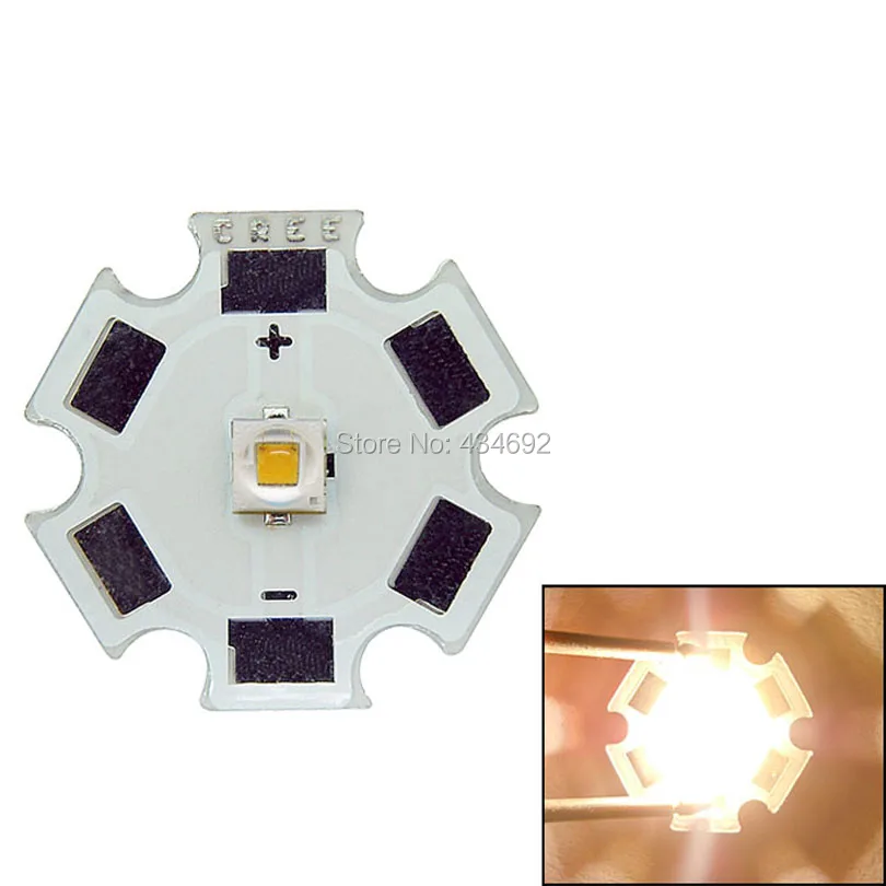 10 шт. 1 Вт ~ 3 CREE XP E2 R3 Q5 Led белый/теплый белый 20 мм DC2.9 3.25V 350 1000ма светодиодный