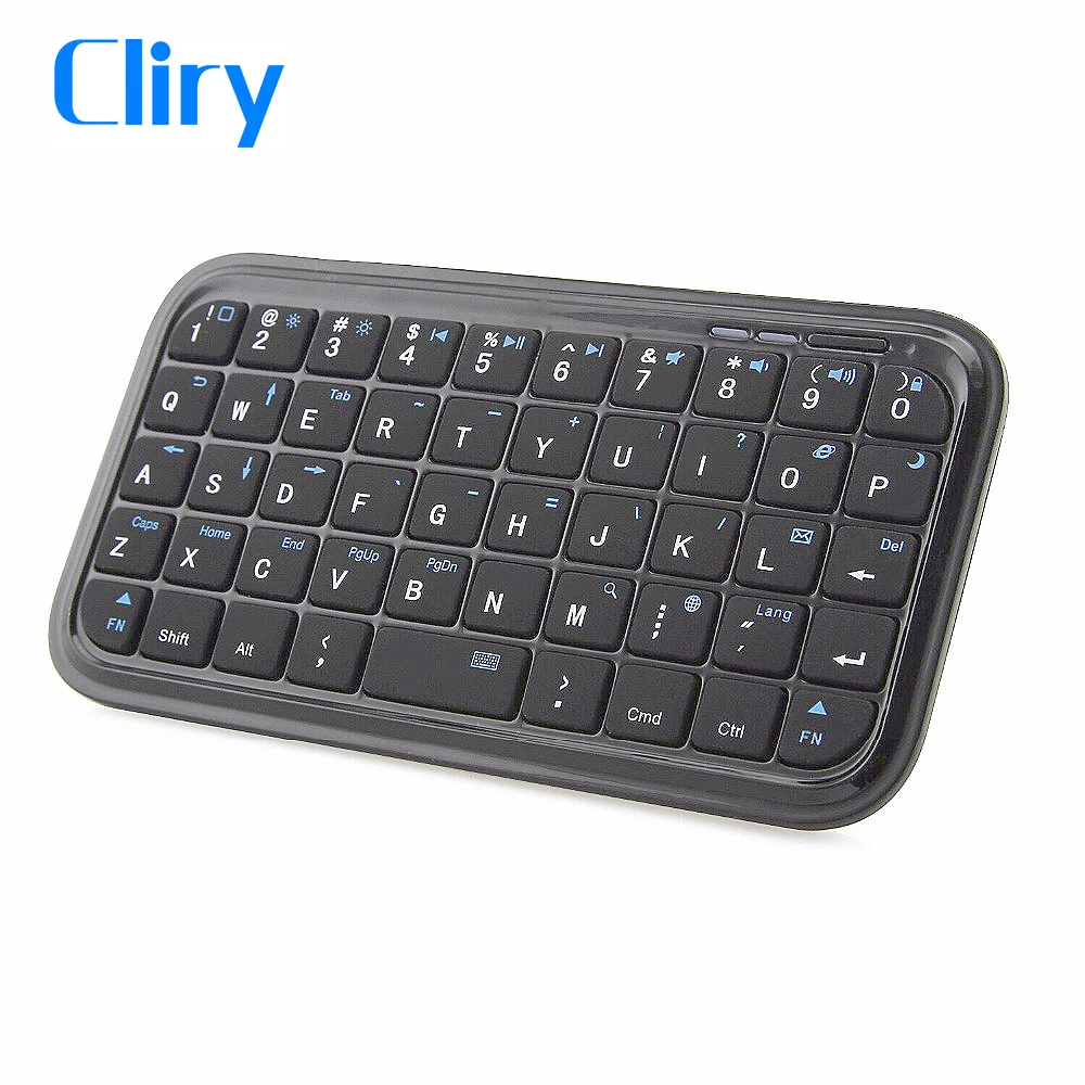 Мини перезаряжаемая Беспроводная Bluetooth клавиатура для iphone 6 6s plus ipad samsung galaxy S4 S5 S6