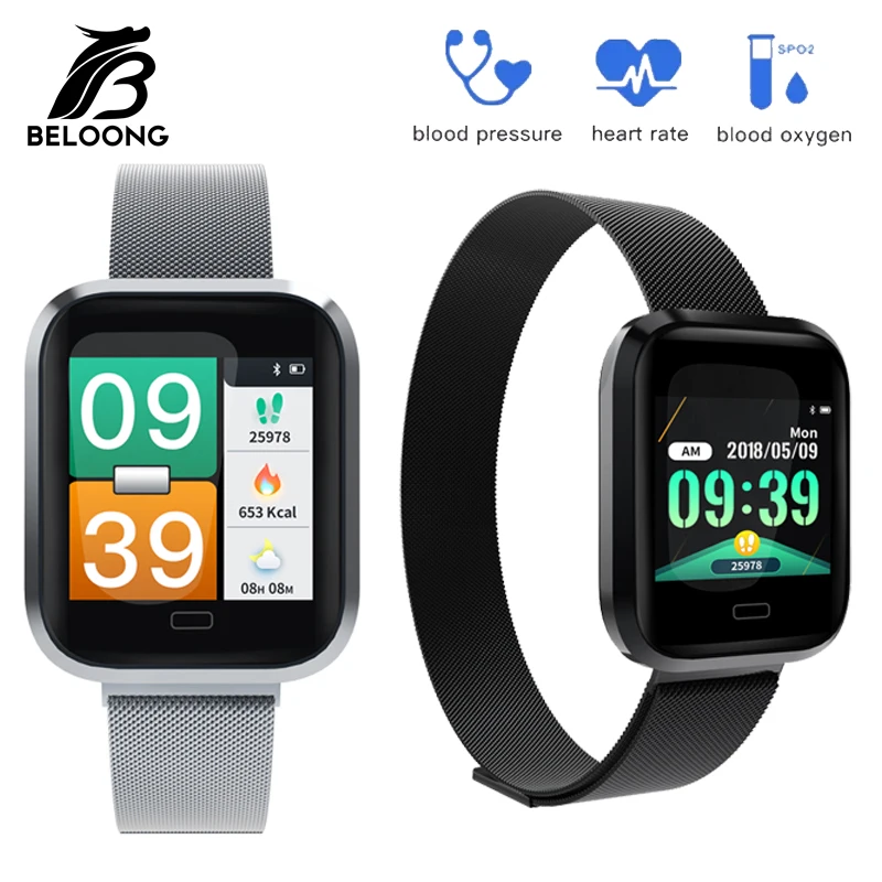 BELOONG M36 1 3 &quotIP67 Смарт Часы Heart Rate крови Давление кислорода модные спортивные
