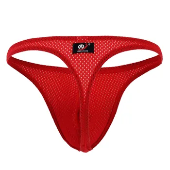 

DK Men's Brand Sexy G-string Print Cotton Soft Breathable Pouch slip homme sexy gay Underpants Underwear l1928