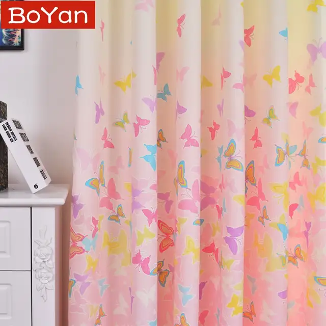 Online Shop Lovely Japan Korea Pink Window Curtain For Girls Baby
