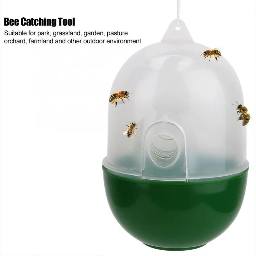 Портативный пчел королева маркировки ловушка висячая ловушка для пчел ловли клетка пчеловодство инструмент садовое оборудование для пчеловодов