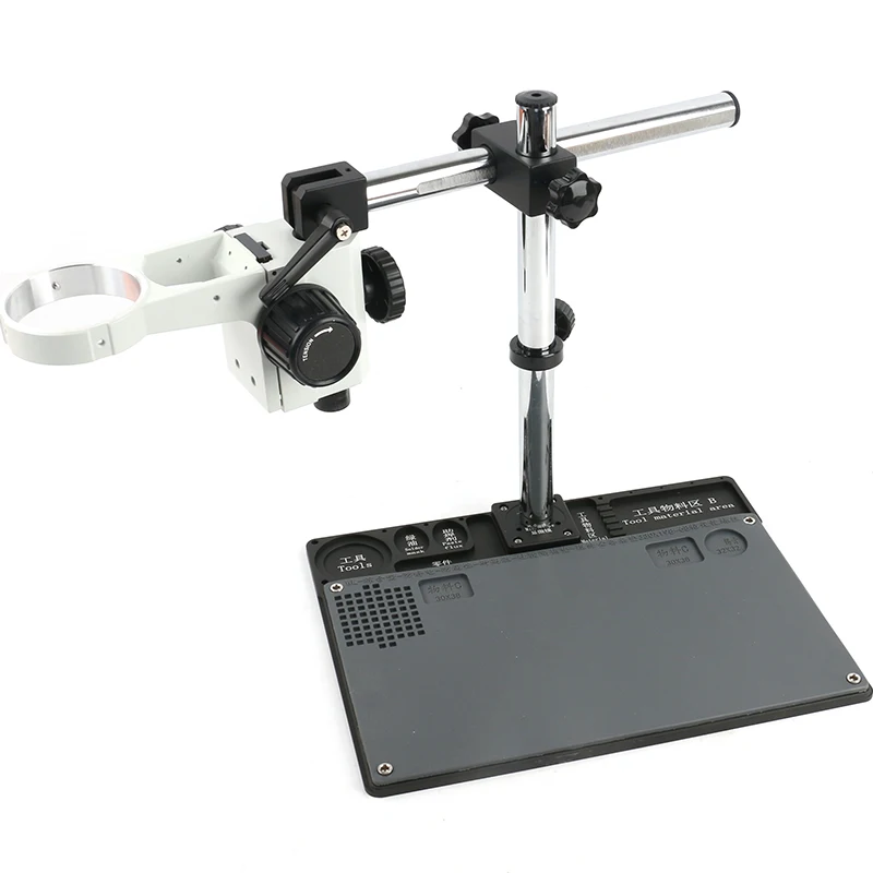 76 мм BGA телефонный коврик паяльный PCB ремонт стерео микроскоп бум стол Рабочая подставка регулируемый держатель многофункциональный алюминий