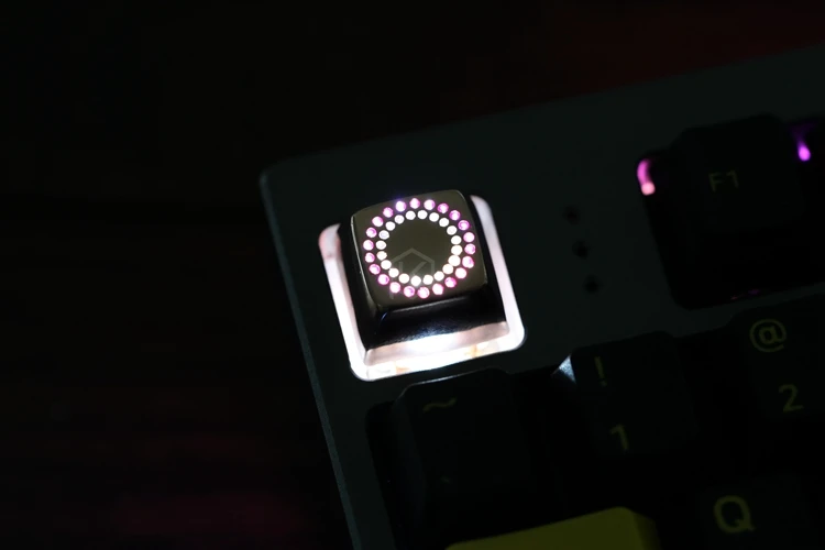 Kpreofficial MX Keycap фиолетовый рубин сапфир Искусственный драгоценный камень для
