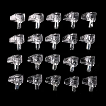 20pcs Durable DIY Kitchen Cabinet Shelves Holder Shelf Support Pins Pegs Bookcase Home Tools 16x10x15mm