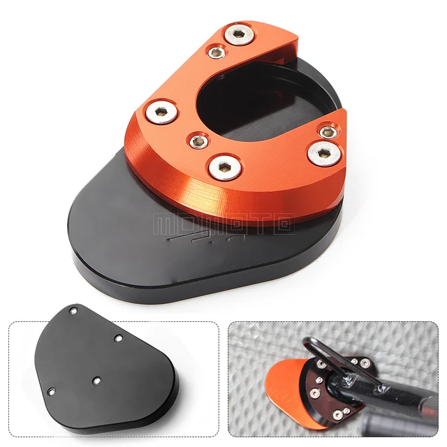 Kickstand Pads Motorcycle Dirt Bike Kickstand Plate Pad Non slip Side