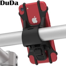 DuDa New Silicone Support Band Bicycle Mobile Phone Holder Bike Handlebar Mount For huawei honor iPhone