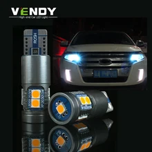 

2x W5W T10 3030 Car LED Light Auto 12V Bulbs Canbus No Error 194 Parking Position Width Lamp Side Clearance Lights Car Styling