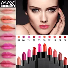 Горячая 10 цветов матовая губная помада с матовым водонепроницаемым блеском для губ длинное ношение женщин Макияж Чистый цвет помада Косметика