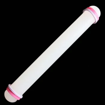 

WINSTBROK 23cm Non Stick Rolling Pin White Adjustable Crafts Fondant Cake Dough Roller Fondant Rolling Pin kitchen tools