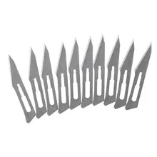 10pcs 39mm Scalpel Knife Blades For Wood Carving Engraving Craft Sculpture Cutting Tool PCB Repair 11# 10pcs 39mm Scalpel Knife Blades For Wood Carving Engraving Craft Sculpture Cutting Tool PCB Repair 11#