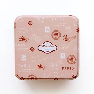 

1PCS/LOT Retro tower middle size Holders iron box storage metal case DIY Cute Korean