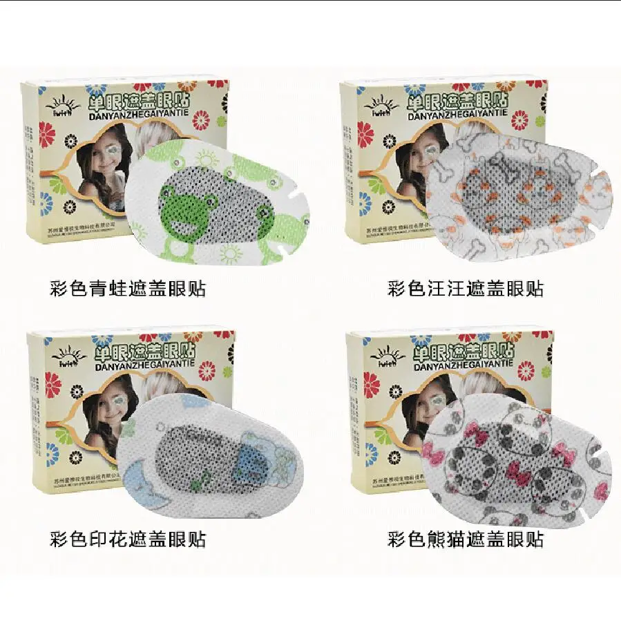 20Pcs Cartoon Amblyopia Eye Patches Child Amblyopia Training Orthoptic Corrected Eyeshade Children Occlusion Medical Eye Patch 20Pcs Cartoon Amblyopia Eye Patches Child Amblyopia Training Orthoptic Corrected Eyeshade Children Occlusion Medical Eye Patch