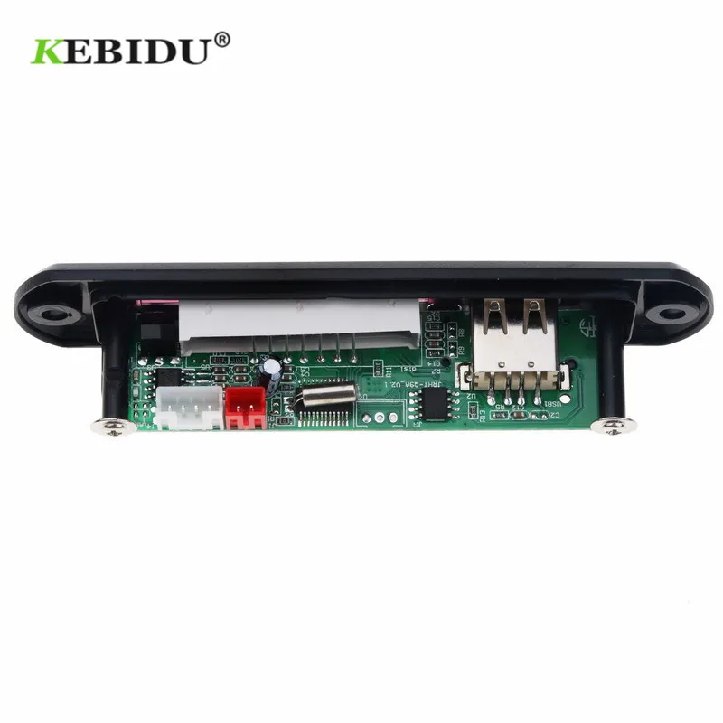 MP3 модуль Kebidu 5 в 12 В постоянного тока декодер плата TF FM радио аудио mp3 плеер AUX 3 мм