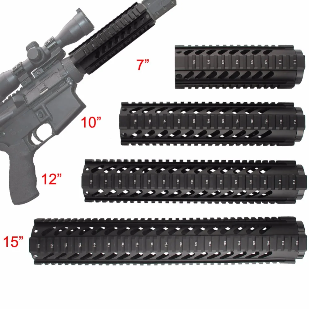 7 'ཆ'' 12 'ཋ'' AR. 223/5. 56 БЕСПЛАТНАЯ Float Quad направляющая для ствольной