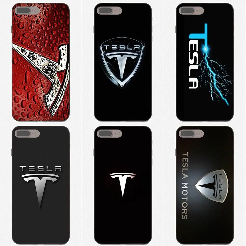 

Tesla Logo For Apple iPhone 4 4S 5 5S SE 6 6S 7 8 Plus X XS Max XR Soft Cell Phone Case Cover