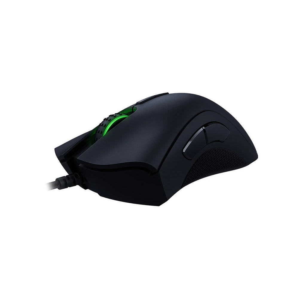 Дешево Проводная игровая мышь Razer DeathAdder Elite 16000 точек дюйм, оптический сенсор, 7 автономных программируемых кнопок, эргономичный дизайн