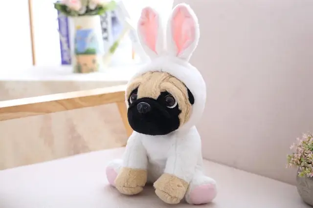 20CM Stuffed Simulation Dogs Plush Sharpei Pug Lovely Puppy Pet Toy Plush Animal Toy Children Kids Birthday Christmas Gifts